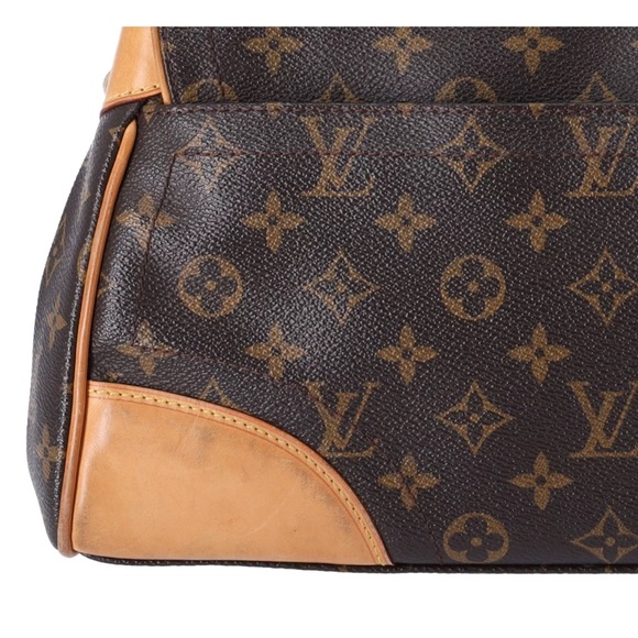 Louis Vuitton Beverly MM Monogram Handbag M40121 Brown Flap Shoulder Bag - Picture 8 of 16